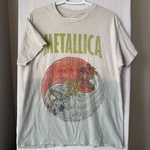 Metallica Fire & Ice Pushead Concert Tee Sz M/L